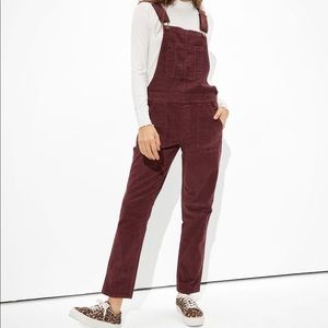 American Eagle Corduroy Overalls